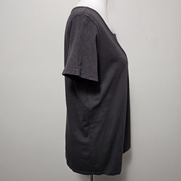 Buckle Gilded Intent Charcoal Ladder Neck Top Size Small - Picture 5 of 9